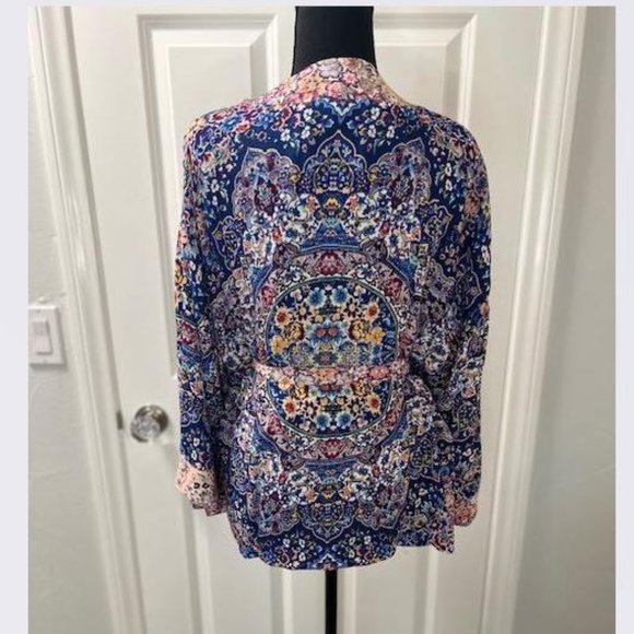 Jasmine Kimono in Paisley Lilac Motif from Anthropologie – One Size - NWT - Picture 8 of 9